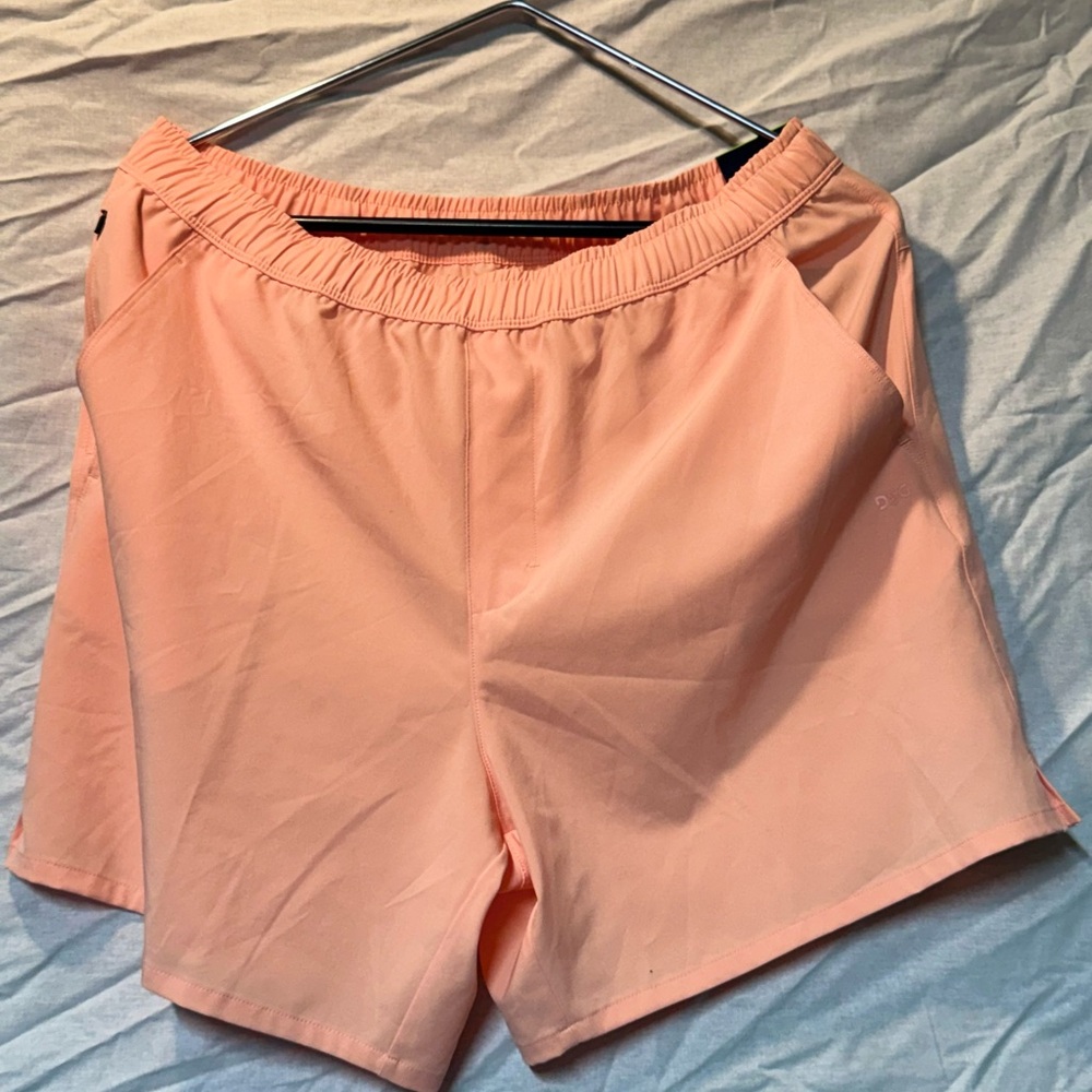 DSG Men's Light Orange Athletic Shorts
